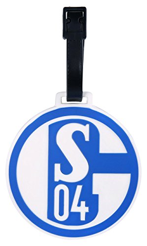 MarkenMerch Kofferanhänger Schalke 04" Gepäckanhänger, 10 cm, Blau/Weiß Mit Logo von MarkenMerch