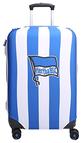 MarkenMerch Kofferhülle Hertha BSC Koffer, 77 cm, Blau Mit Logo von MarkenMerch