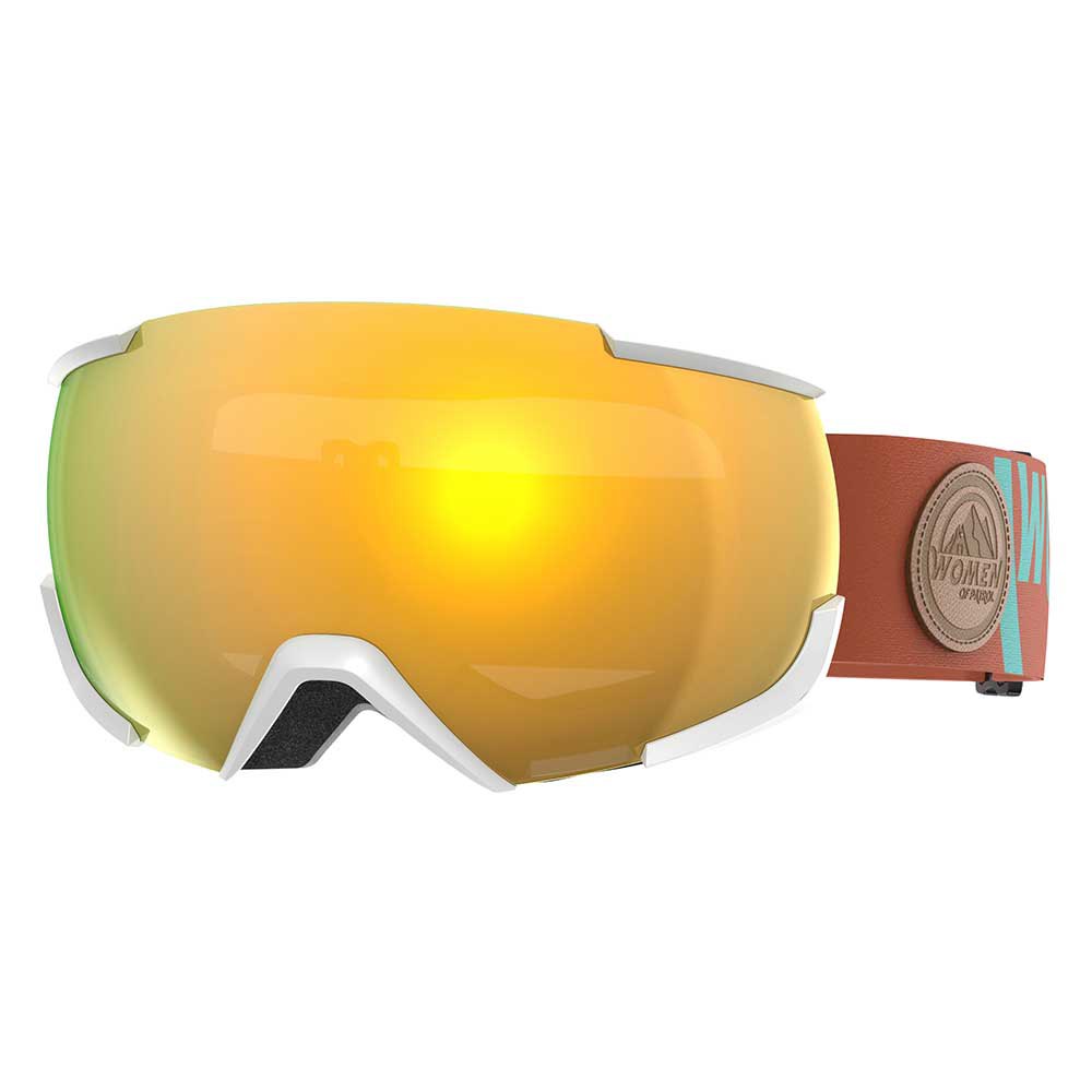 Marker 16:10+ Patrol Edition Woman Ski Goggles Weiß Gold Mirror CS/CAT3+Clarity Mirror/CAT1 von Marker