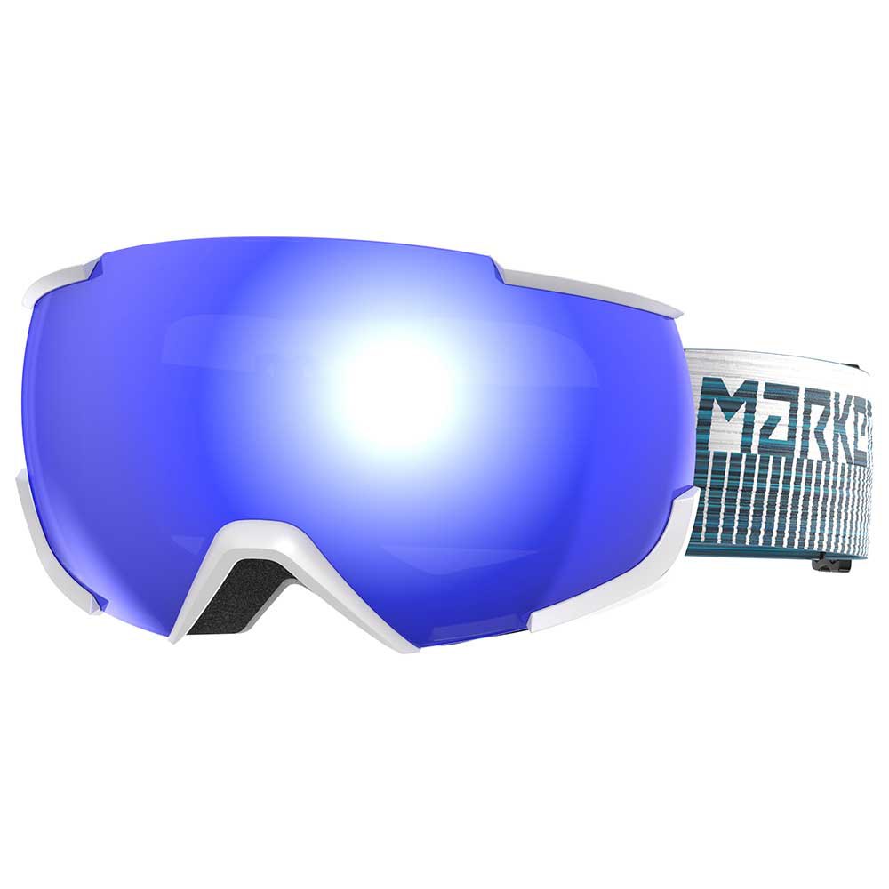 Marker 16:10+ Polarized Ski Goggles Blau Blue HD Mirror/CAT3+Clarity Mirror/CAT1 von Marker