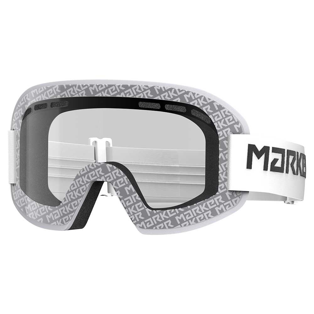 Marker Smooth Operator L Ski Goggles Weiß Transparent/CAT1 von Marker