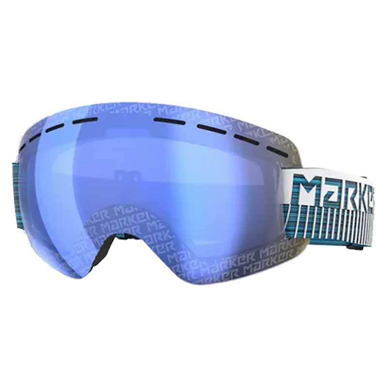 Marker Ultra Flex L Ski Goggles Blau Clarity Mirror/CAT1 von Marker