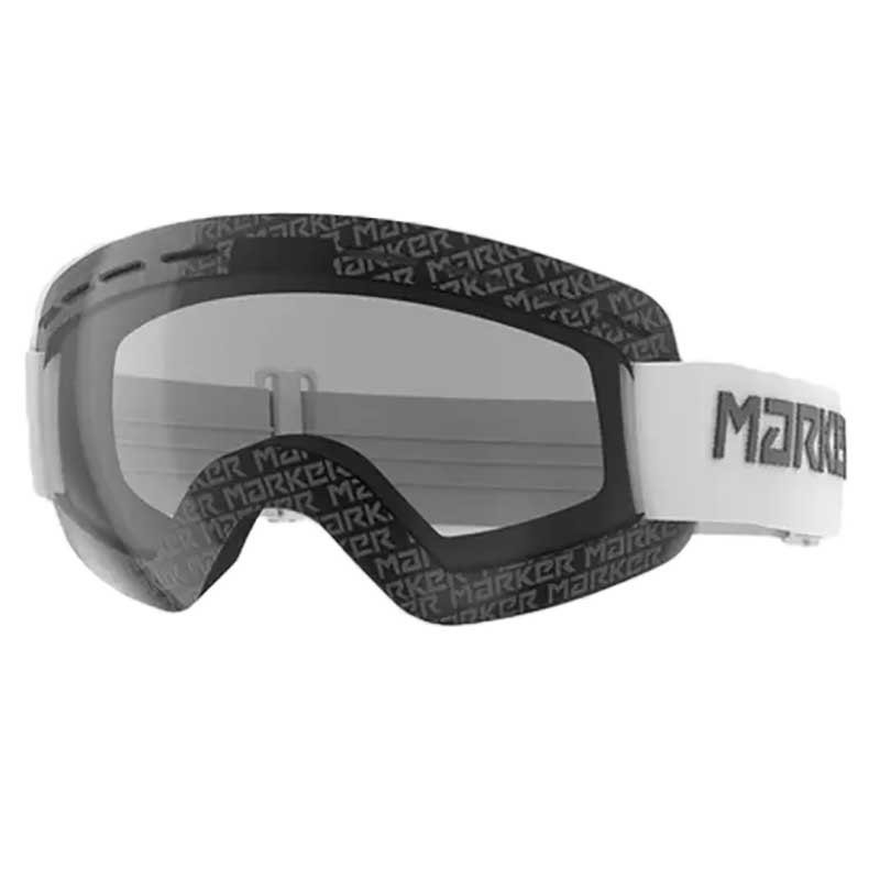 Marker Ultra Flex L Ski Goggles Weiß Transparent/CAT1 von Marker