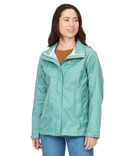 Marmot Damen PreCip Eco Jacket, Wasserdichte Regenjacke, winddichter Regenmantel, atmungsaktiver, faltbarer Hardshell Windbreaker, ideal zum Fahrradfahren & Wandern von Marmot