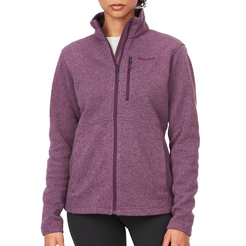 Marmot Damen Wm's Drop Line Jacket, Warme Fleecejacke, Outdoor-Jacke mit durchgehendem Reißverschluss, atmungsaktiver und windbeständiger Sweater von Marmot