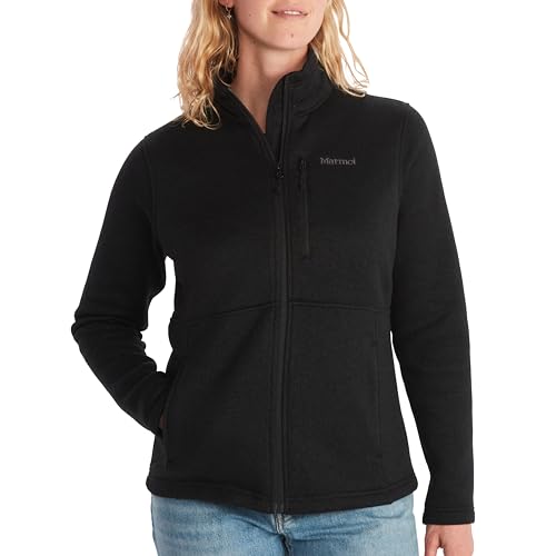 Marmot Damen Wm's Drop Line Jacket, Warme Fleecejacke, Outdoor-Jacke mit durchgehendem Reißverschluss, atmungsaktiver und windbeständiger Sweater von Marmot