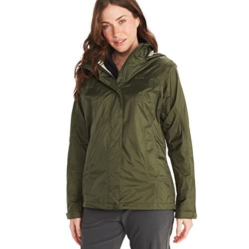 Marmot Damen PreCip Eco Jacket, Wasserdichte Regenjacke, winddichter Regenmantel, atmungsaktiv, faltbarer Hardshell Windbreaker, ideal zum Fahrradfahren & Wandern von Marmot
