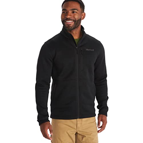 Marmot Herren Drop Line Jacket, Warme Fleecejacke, Outdoor-Jacke mit durchgehendem Reißverschluss, atmungsaktiver und windbeständiger Sweater von Marmot