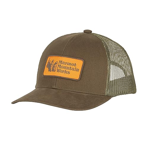 Marmot Herren Retro Trucker Hat, Baseballcap, verstellbare Kappe mit UV-Schutz für Outdoor, Sport und Reisen von Marmot
