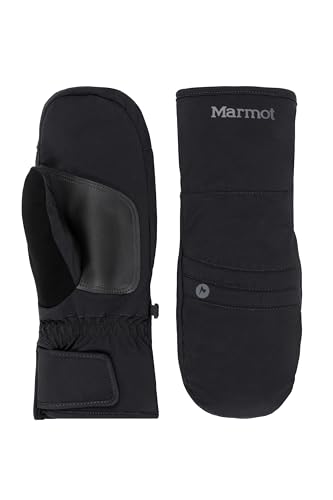Marmot W Moraine Mitt Handschuhe, Schwarz, Größe S – Farbe Schwarz von Marmot