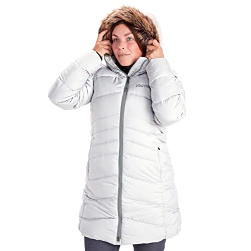 MARMOT Damen Montreal Puffer Mantel | Daunenisoliert, wasserabweisend, Glacier Grey, Medium von MARMOT