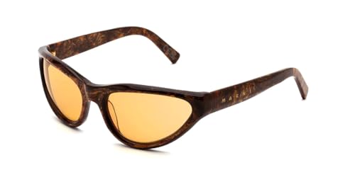 MARNI Mavericks Radica Sonnenbrille, Erwachsene, Unisex, mehrfarbig (mehrfarbig), Einheitsgröße von Marni
