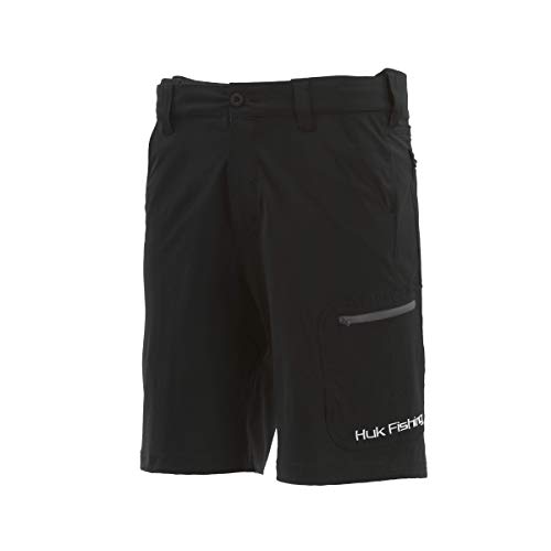 HUK Next Level Herren-Shorts, 26,7 cm, schnelltrocknende Performance-Angel-Shorts mit LSF 30+ Sonnenschutz von HUK