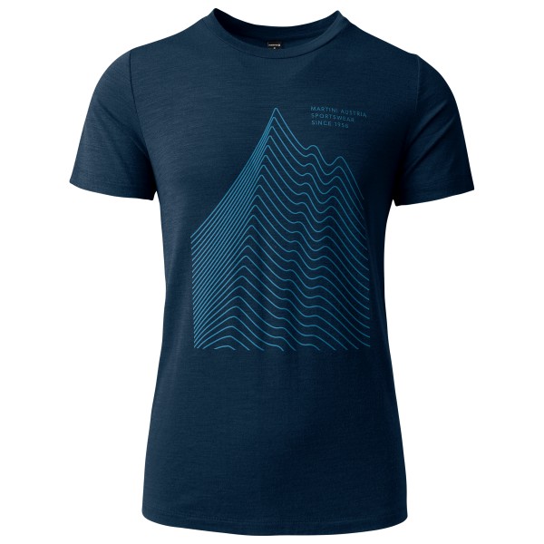 Martini - Trektech Shirt Dynamic - Merinoshirt Gr XL true navy_horizon von Martini