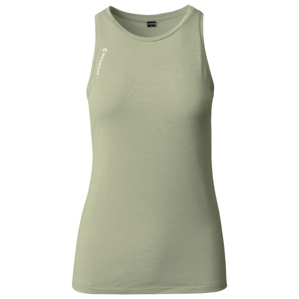 Martini - Women's Sunrise Sleeveless Shirt - Merinoshirt Gr L oliv von Martini