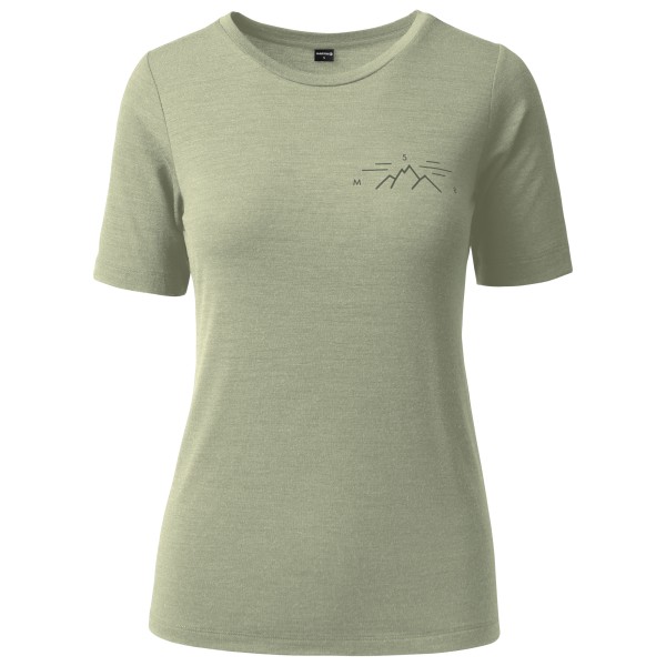 Martini - Women's Trektech Shirt - Merinoshirt Gr L oliv von Martini