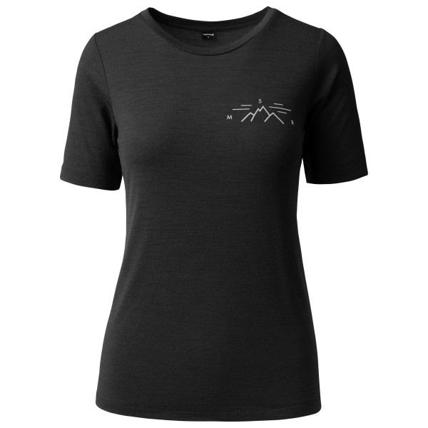 Martini - Women's Trektech Shirt - Merinoshirt Gr L schwarz von Martini