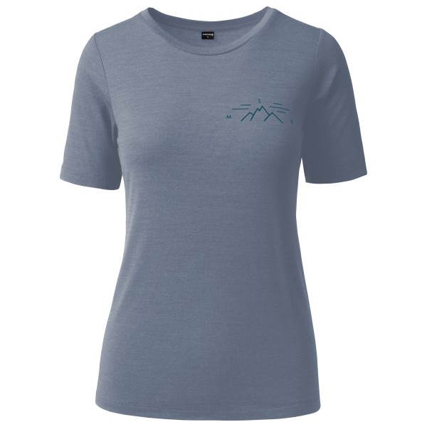 Martini - Women's Trektech Shirt - Merinoshirt Gr XL grau von Martini