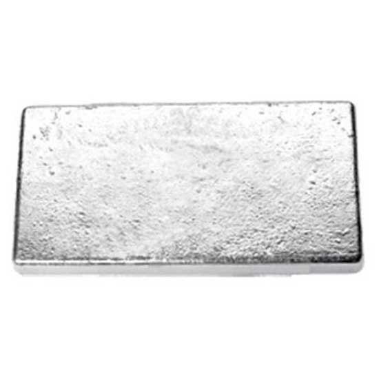 Martyr Anodes Ano1006 Zinc Plate Anode Silber 300 x 150 x 20 mm von Martyr Anodes
