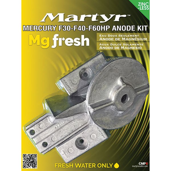 Martyr Anodes F30-f40-f60hp Mercury Magnesium Anode Kit Grau von Martyr Anodes