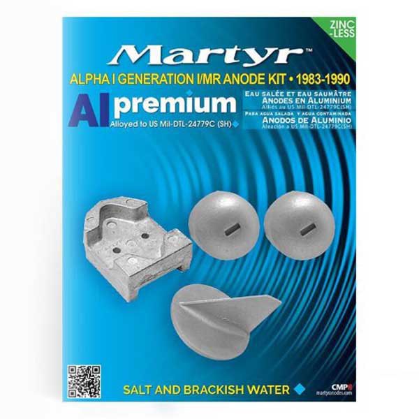 Martyr Anodes Aluminium Mercruiser Alpha One Gen I Anode Set Durchsichtig von Martyr Anodes