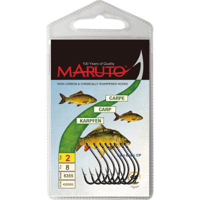 Maruto Maruto Carp Basic Haken mit Öhr gunsmoke Größe 2 SB8 von Maruto