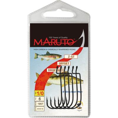 Maruto Maruto Z ST Offset Haken mit Öhr gunsmoke Größe 1 SB6 von Maruto