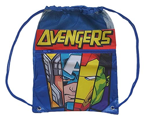 Marvel Avengers Unisex Jugend Turnbeutel 41 x 30 cm, Avengers, Mehrfarbig (Mehrfarbig), 42 cm von Marvel