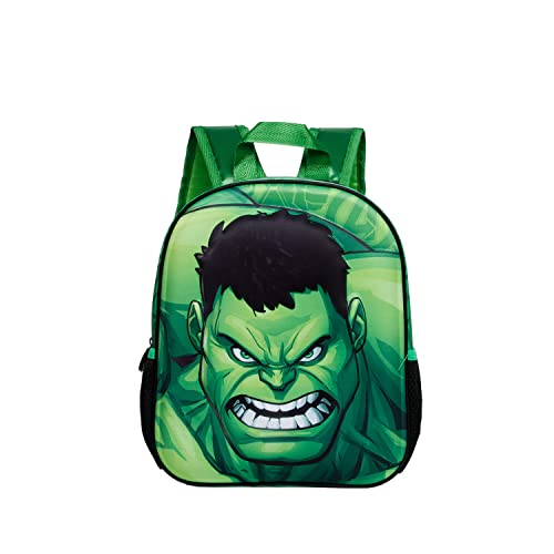 Hulk Destroy-Kleiner 3D Rucksack, Grün von Marvel
