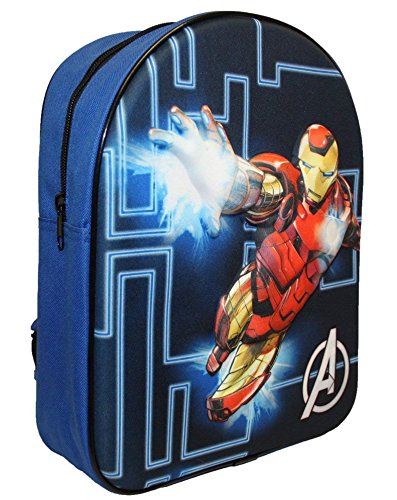 Marvel EVA Iron Man Kinderrucksack, 32 cm, 9 Liter, schwarz von Marvel