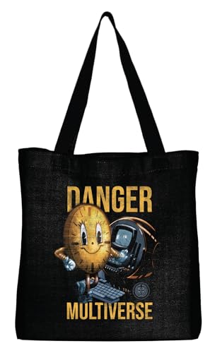 Marvel Miss Minute Danger Multiverse BWLOKIMBB004 Tote Bag Unisex, Schwarz, Größe TU, Schwarz, 38 X 42 CM, Utility von Marvel