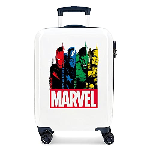 Marvel Avengers Power Kabinenkoffer Mehrfarbig 38x55x20 cms Hartschalen ABS Kombinationsschloss 34L 2,6Kgs 4 Doppelräder Handgepäck von Marvel