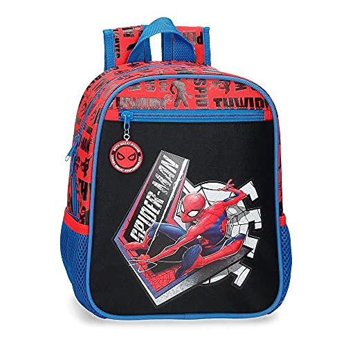 Marvel Spiderman Great Power Rucksack Anpassbar Rot 23 x 28 x 10 cm Polyester 6,44 l von Marvel