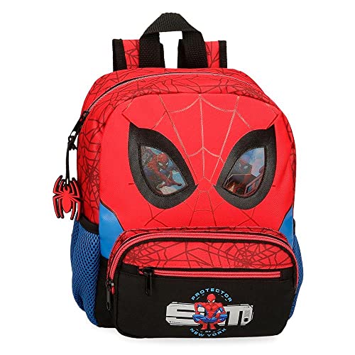 Marvel Spiderman Protector Rot Vorschulrucksack 23x28x10 cm Polyester 6,44L von Marvel