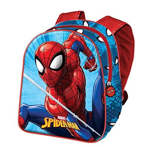 Spiderman Climb-Mini 3D Rucksack, Blau von Marvel