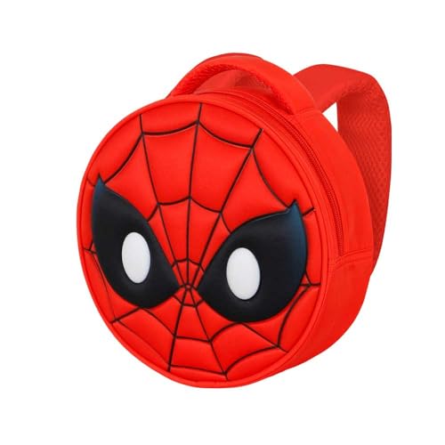 Spiderman Send-Emoji Rucksack, Rot, 22 x 22 cm, Kapazität 4 L von Marvel