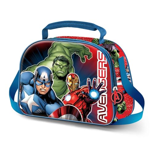 The Avengers Dynamic-3D Frühstückstasche, Mehrfarbig, 25,5 x 20 cm von Marvel