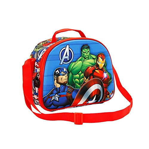 The Avengers Primed-3D Frühstückstasche, Blau von Marvel