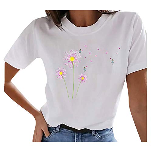 Animal T-Shirt für Frauen Casual Abstract 3D Print Tops Kurzarm O-Neck Tunika Bluse Umweltschützer Geschenk von Masrin