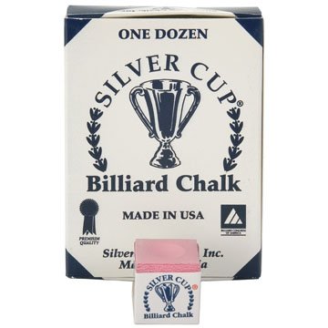 Tiza billar silver cup rosa 12 unid von Master Chalk