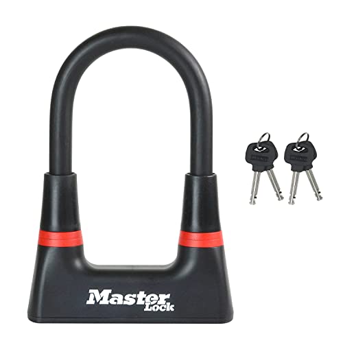MASTER LOCK Bügelschloss [Schlüsselschloss] [Zertifiziertes Fahrrad Schloss] 8278EURDPRO - Ideal für Fahrräder von Master Lock