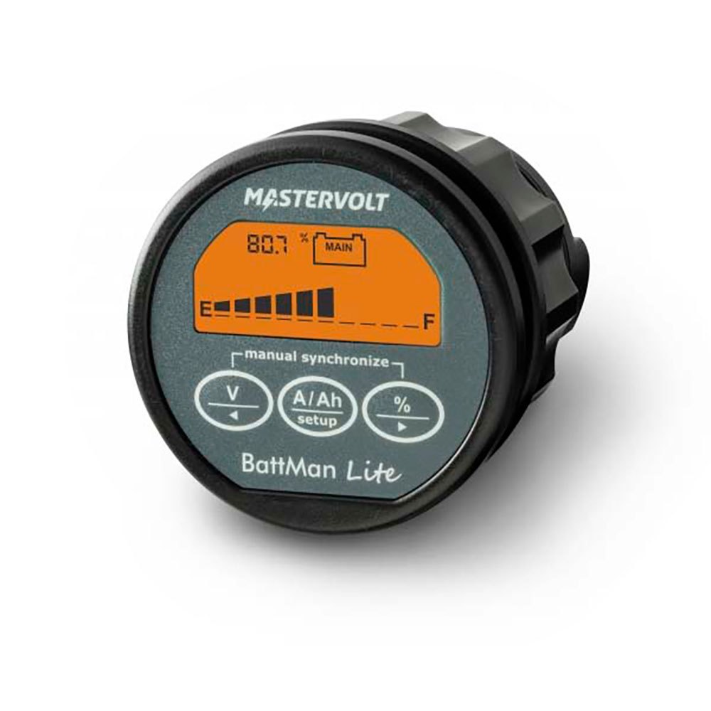 Mastervolt Battman Lite 12/24vcc Battery Monitoring Panel Schwarz von Mastervolt
