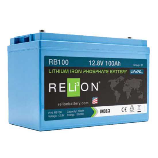 Mastervolt Relion 12v 1280wh 100ah 4sc Lifepo4 Deep Cycle Batterie Durchsichtig 329x172x214 mm von Mastervolt