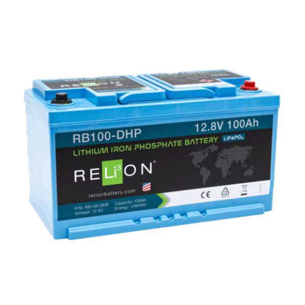 Mastervolt Relion 12v 1280wh 100ah Din-hp 4sc Lifepo4 Batterie Durchsichtig 335x174x191 mm von Mastervolt