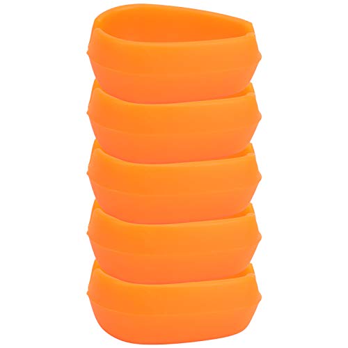 Masyrt Feeder-Angelmethode Schimmel, 5 Stücke Fischerei Inline-Methode Feeder Köder Schimmel Silikon Gute Elastizität Ungiftiger Fischereigeräte (Orange rot) von Masyrt