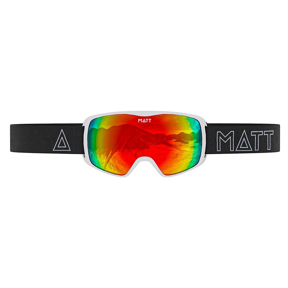 Matt Kompakt Ski Goggles Weiß von Matt
