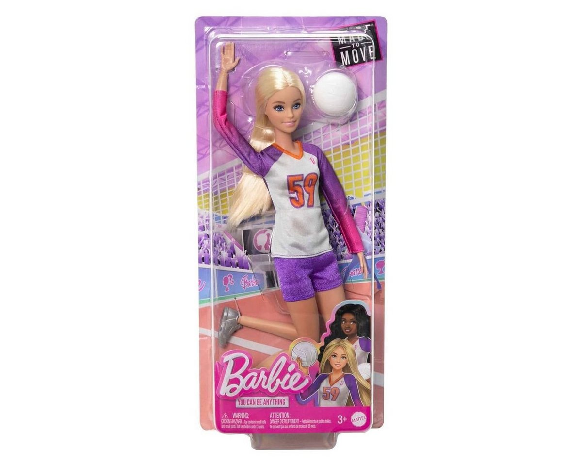Mattel® Anziehpuppe Mattel HKT72 - Barbie - You can be anything - Volleyballspielerin mit von Mattel®
