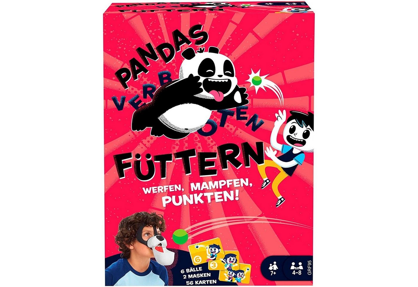 Mattel® Spiel, GRF95 Pandas Füttern (verboten) von Mattel®