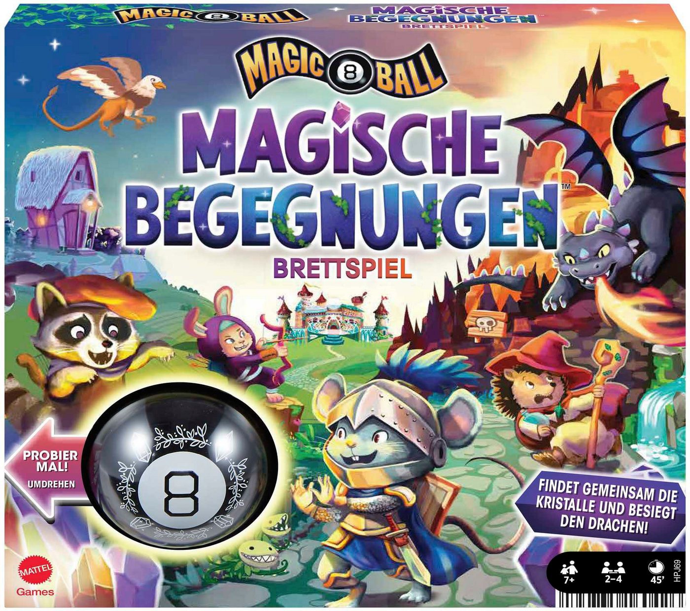 Mattel games Spiel, Familienspiel Magic 8 Ball - Magische Begegnungen von Mattel games