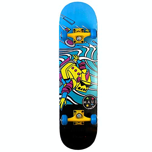 Maui and Sons 78,9 cm Invasion Traditionelles Skateboard von Maui And Sons